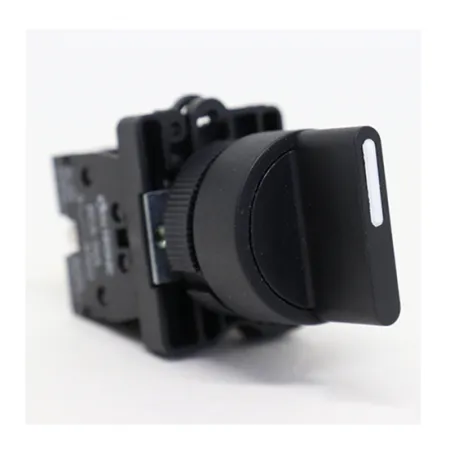 Comutador 03 Posicoes - C/retenção  2NA Preta 22MM